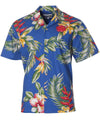 Orchids Paradise Shirt Blue