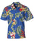 Orchids Paradise Shirt Blue
