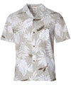 Outrigger Tribal Aloha Shirt Poly Cotton Beige