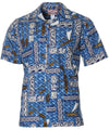 Pacific Outrigger Shirt Tribal Blue