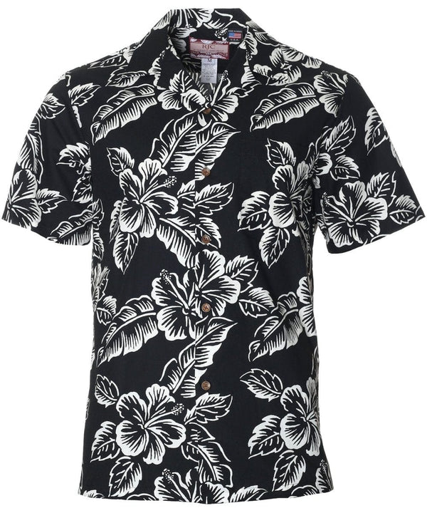 Pahoa Aloha Shirt Black