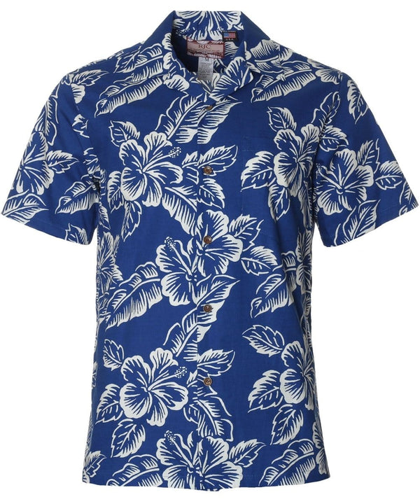 Pahoa Aloha Shirt Navy