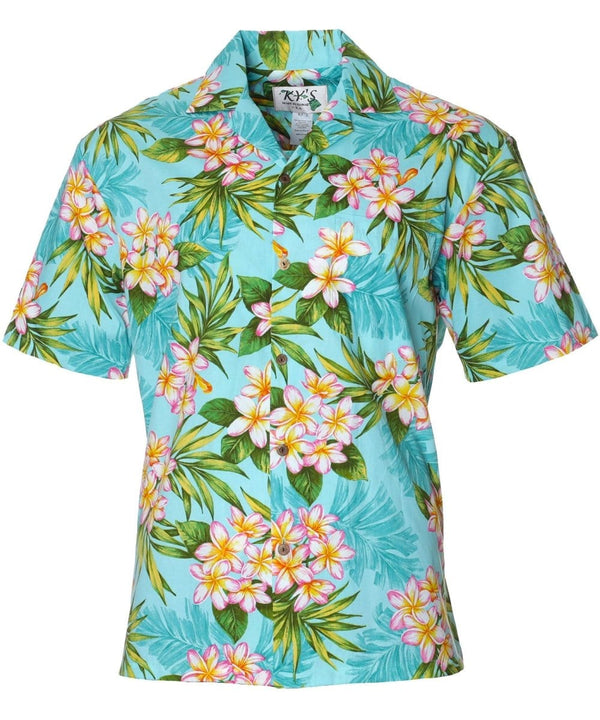 Paina Aloha Shirt Aqua