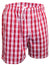 Red Palaka Shorts Hawaii Heritage Design Red