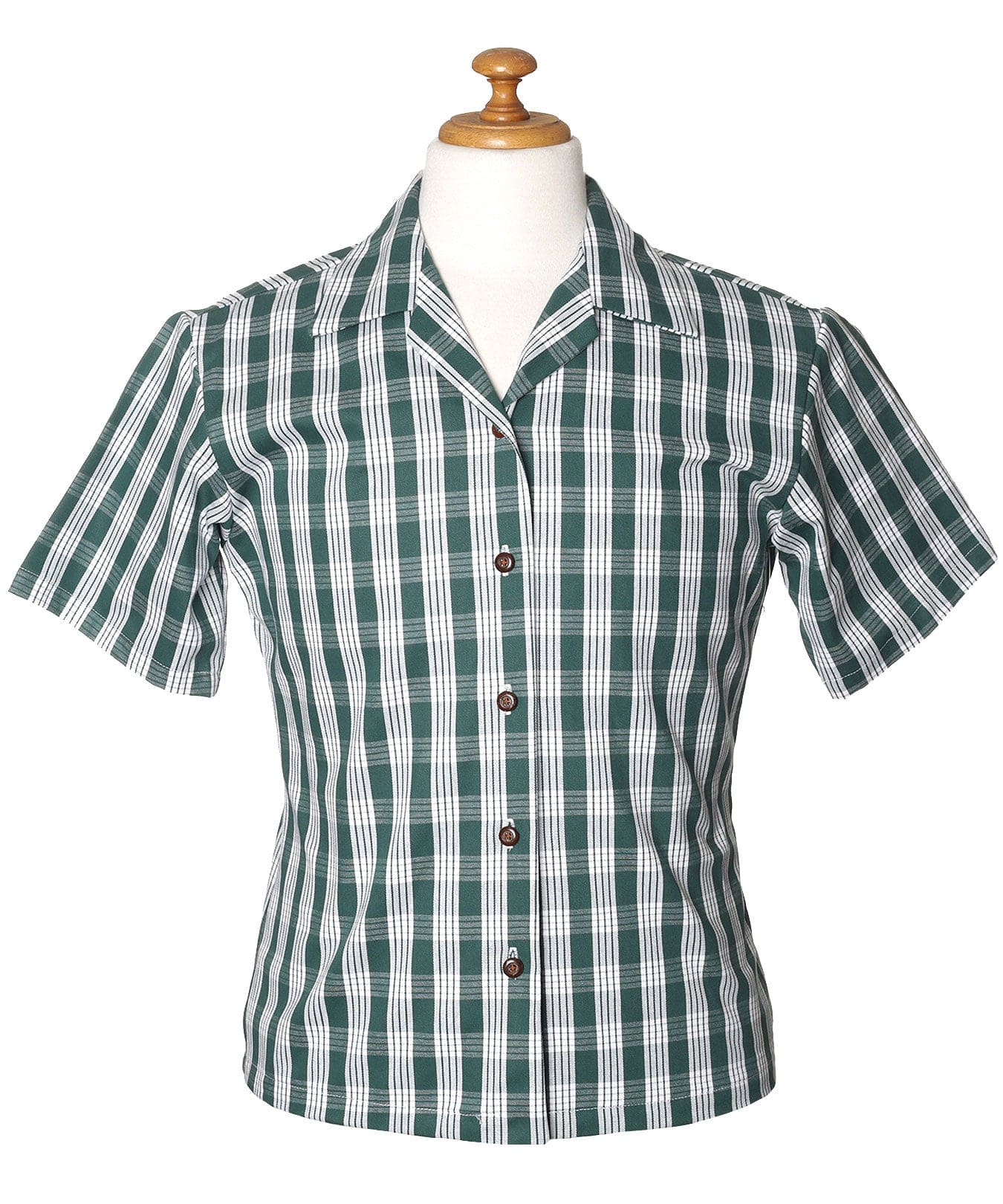 Palaka Women Camp Shirt Green Shaka Time Hawaii Palaka Women Camp Shirt Green Shaka Time Hawaii