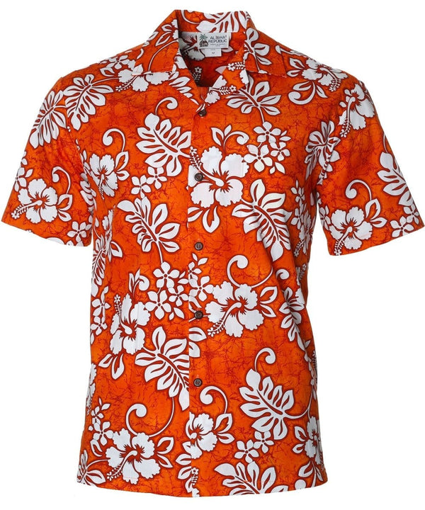 Palama Aloha Shirt Orange