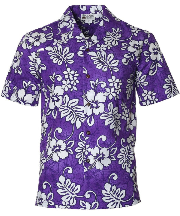 Palama Aloha Shirt Purple