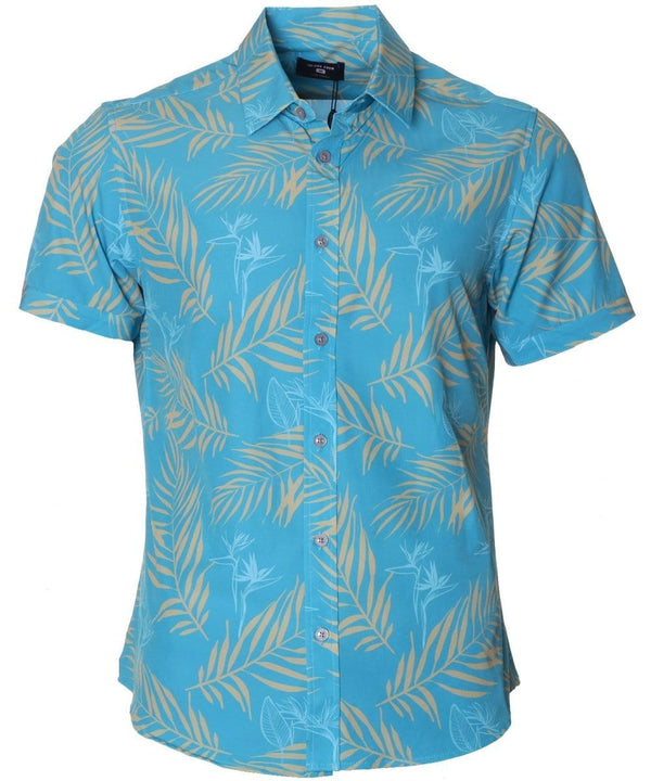 Palm Bay Aloha Shirt Teal