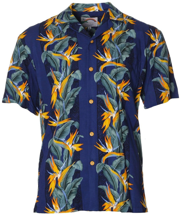 Paradise Panel Shirt Navy