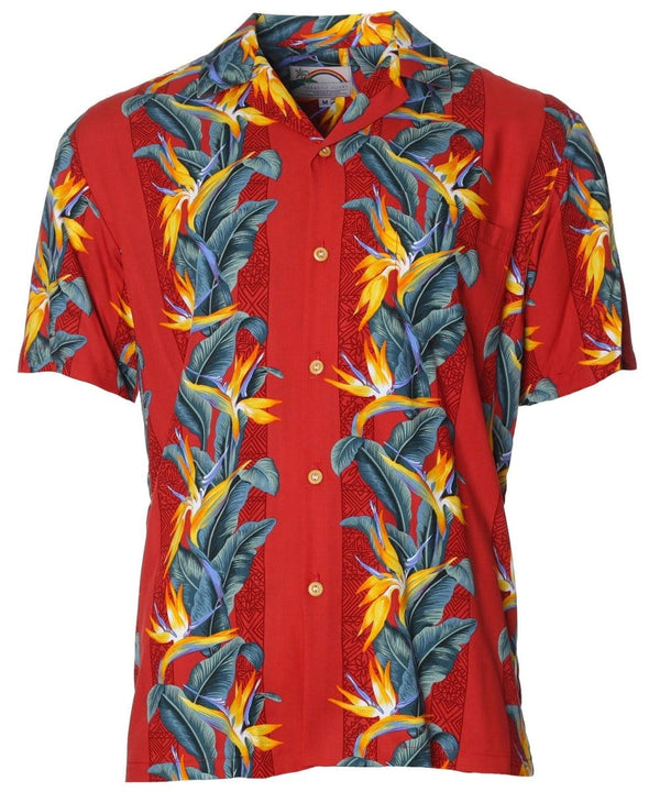 Paradise Panel Shirt Red