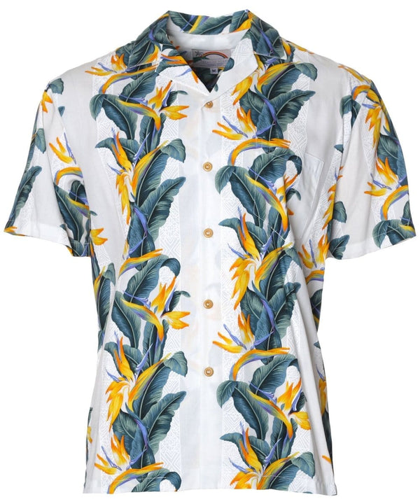 Paradise Panel Shirt White