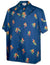Parrot Head Island Aloha Shirt Navy