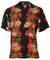 Pineapple Panel Hawaiian Shirt Black