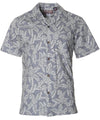 Pineapples Island Hawaiian Shirt Silver