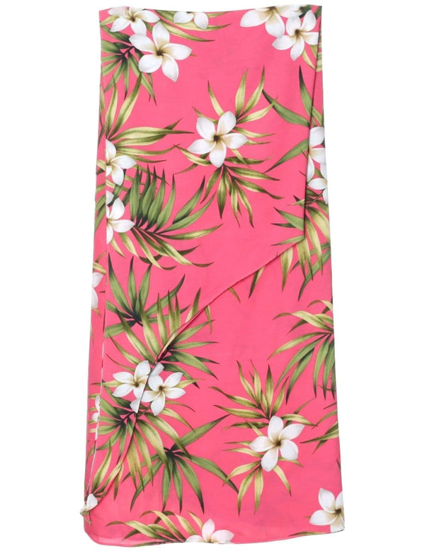 Plumeria Rain Full Size Large Sarong Cover-up