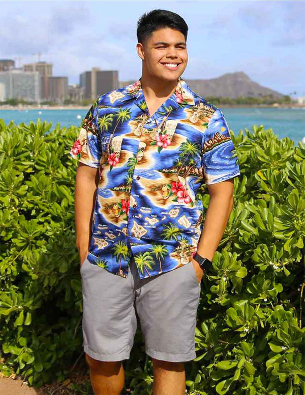 Hawaii Polynesian Aloha Shirt