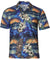 Men's Polo Shirt Island Tiki Navy