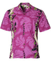 Poly Cotton Hawaiian Shirt Ilima Fuchsia