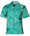Poly Cotton Hawaiian Shirt Ilima Green