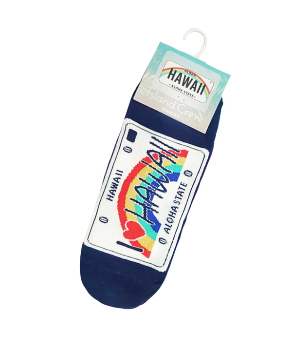 I love Hawaii Performance Socks Navy
