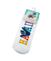 Hawaii SHAKA Performance Socks White