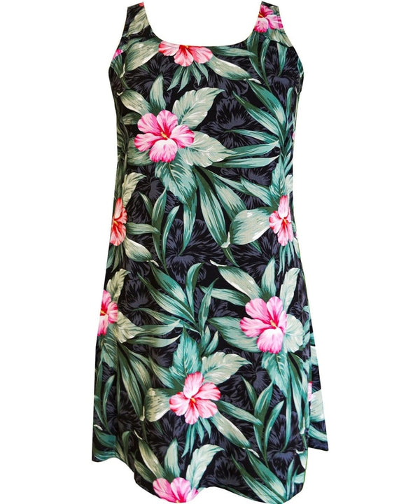 Pua Nani A-Line Back Cutout Dress Black