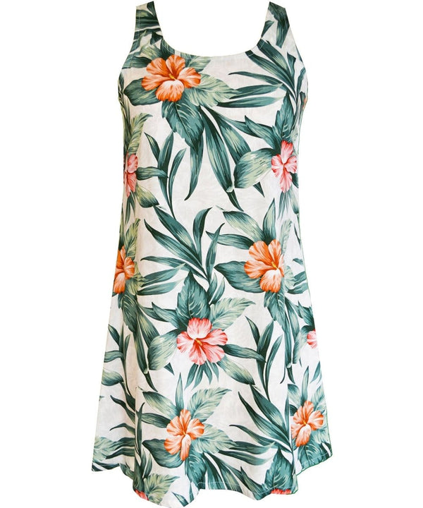 Pua Nani A-Line Back Cutout Dress White