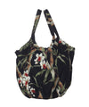 Large Tote Handbag Bamboo Orchids