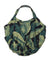 Large Tote Handbag Monstera Black