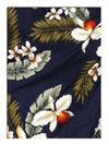 Hanapepe Rayon Fabric and Matching Clothes Navy Two Palms