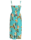 Rayon Hawaiian Smock Dress Island Ceres Green Fits XS to XL (2-16)