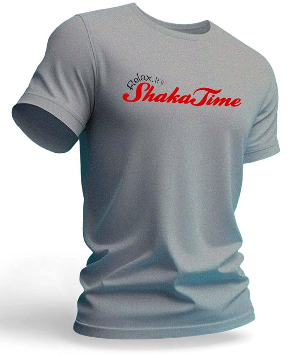 Relax It's ShakaTime Tee T-Shirt Ash