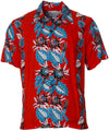 Retro Night-Blooming Ceres Hawaiian Shirt Red