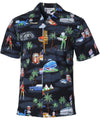 Route 66 Memories Aloha Shirt Black