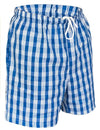 Royal Blue Palaka Shorts Hawaii Heritage Design Royal