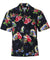 Santa Christmas Ride Aloha Shirt Black