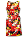 Sarong Hawaiian Dress Island Sunset Red Pacific Legends