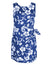 Women Short Sarong Dress Hibiscus Kaneohe Royal S