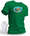 Hawaii Sea Turtle Men's Shaka T-Shirt Green