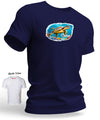 Hawaii Sea Turtle Men's Shaka T-Shirt Navy