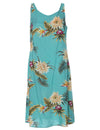 Short Hawaiian Dress Island Ceres Green
