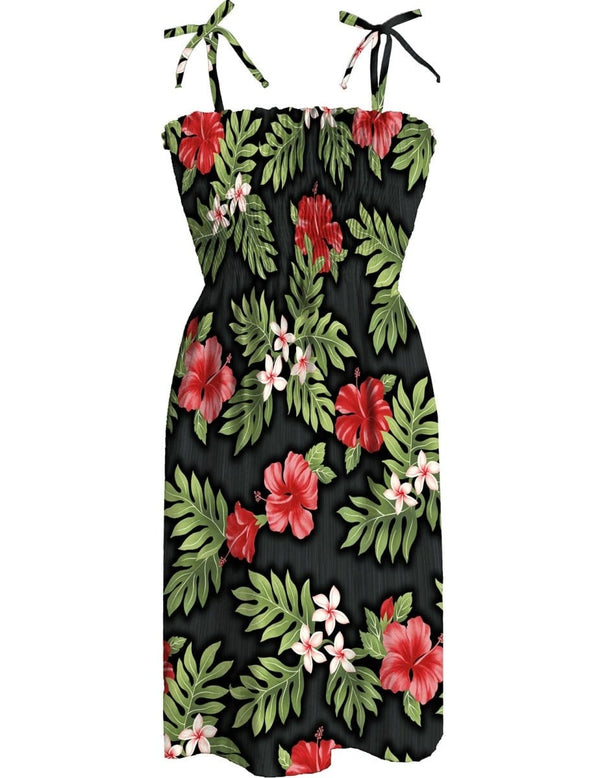 Short Dress Smock Top Leilani Black