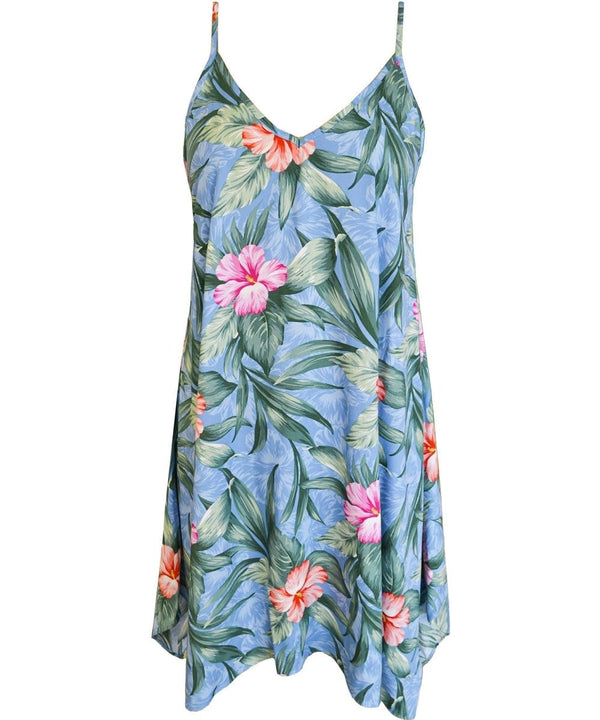 Short Dress with Scarf Hem Pua Nani Slate