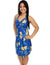 Short Halter Dress Okalani Blue