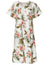 Kahua Plumeria Short Hawaiian Muumuu Dress Coral