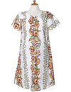 Short Muumuu Dress Paia White
