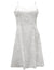 Short White Dress Spaghetti Straps Bamboo White