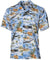 Sky Thunder Airplanes Aloha Shirt Blue RJC