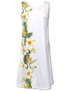 Sleeveless Bias Dress Knee Length Lanikai White KY