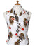 Sleeveless Aloha White Blouse Orchids Hanapepe White